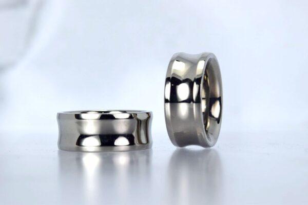 幅広　Titanium & Zirconium Wide Ring