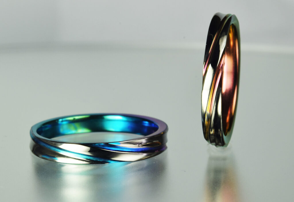 Double Line Ring カラーリング ジルコニウム Zr